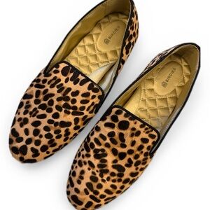 Birdies Starling Leopard Pattern Flats 9.5